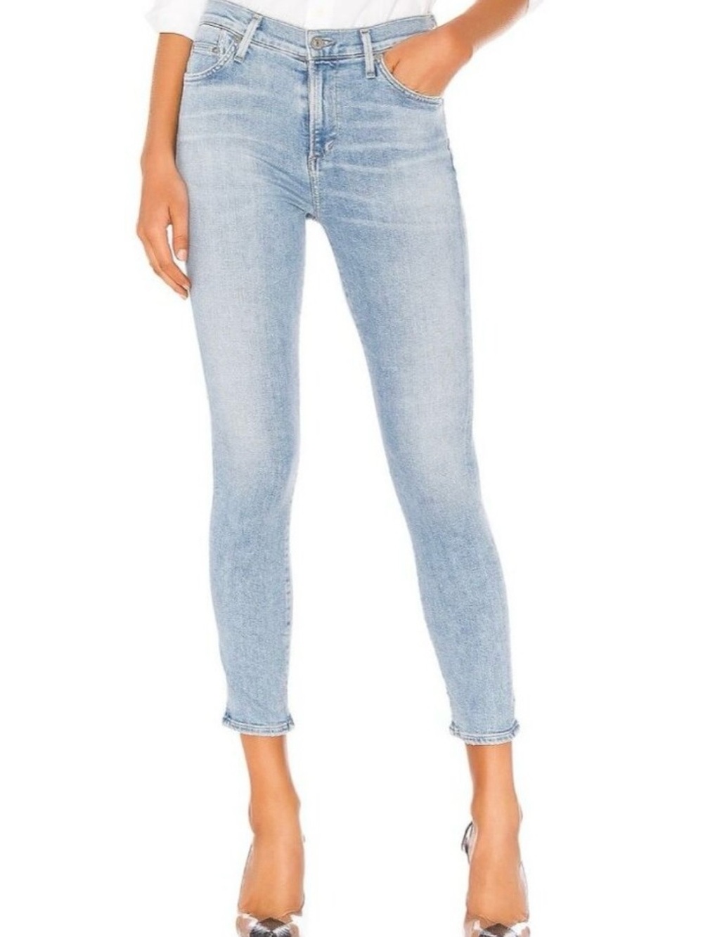 Citizens of Humanity Rocket Crop Mid Rise Skinny Jeans